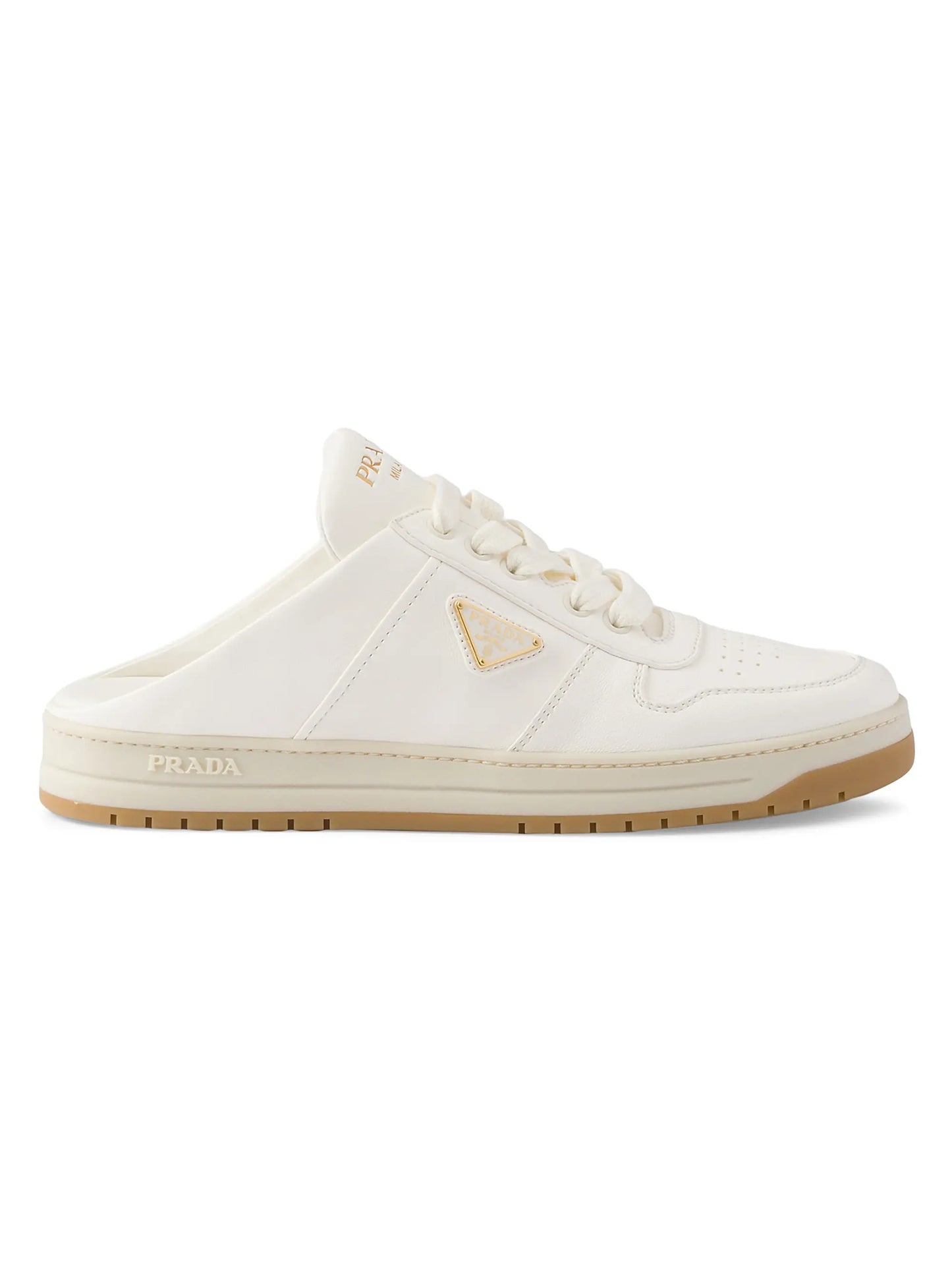 Prada Nappa Leather Sneaker Mules size 39 US 9