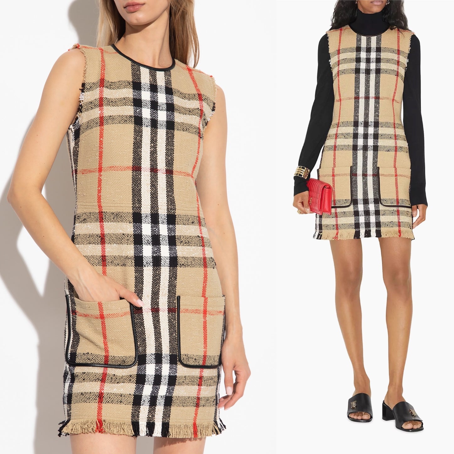 Burberry Macy Check Mini Dress size 4