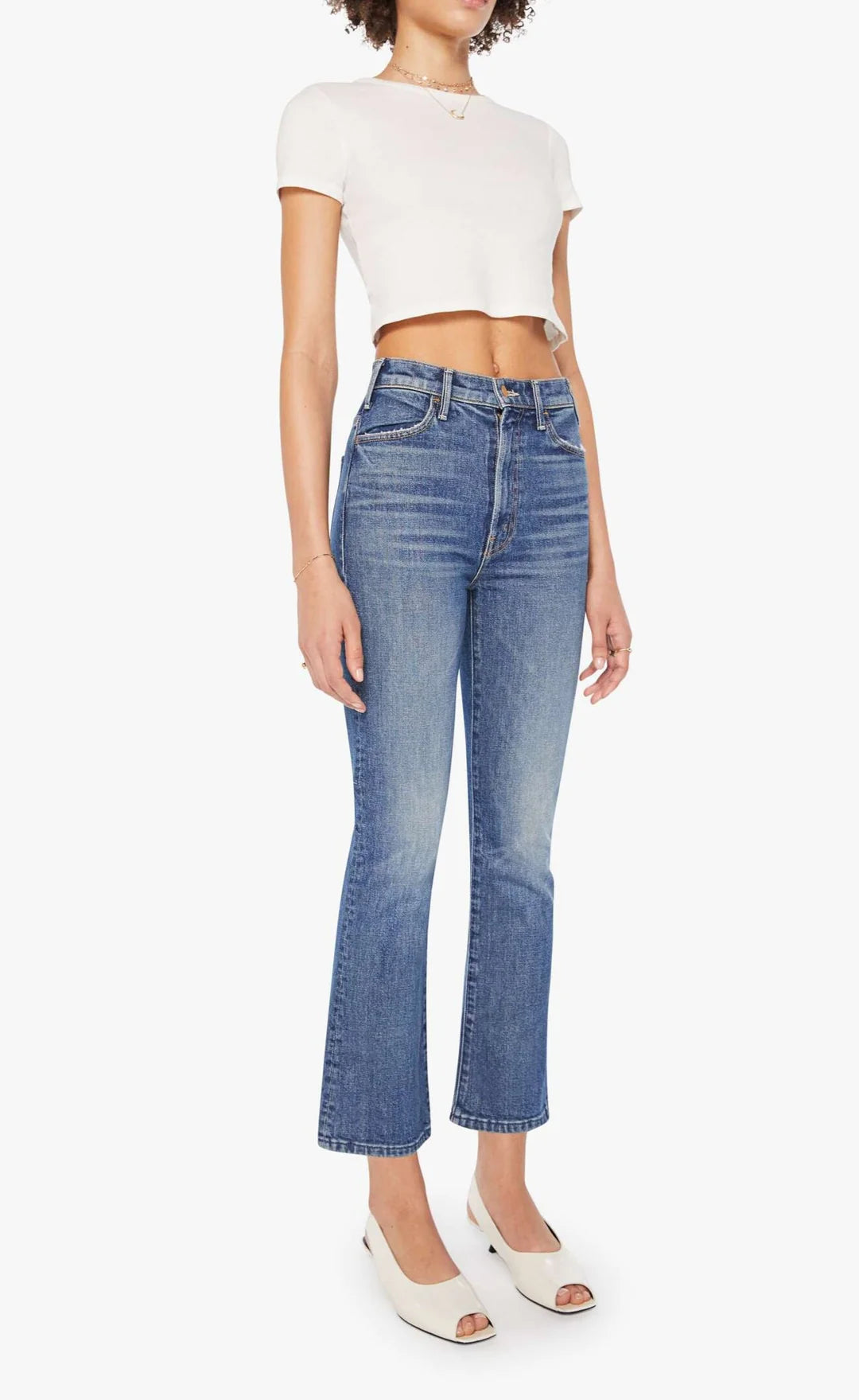 Mother The Hustler Ankle Jeans in Bending the Rules Wash size 26