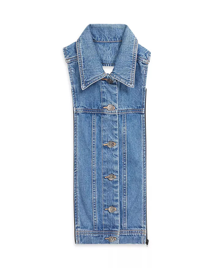 Veronica Beard Denim Slate Dickey size 00-14