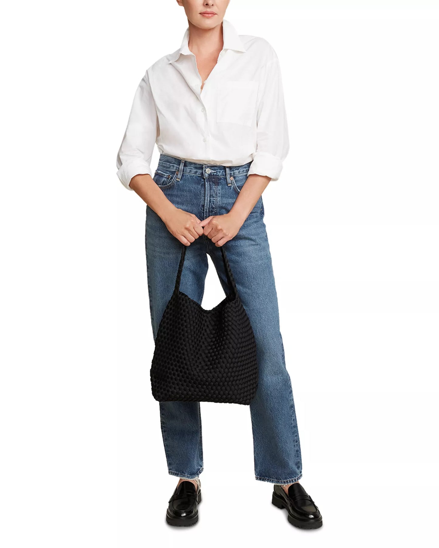 Naghedi Nomad Hobo Bag Black Onyx
