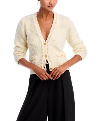 Frame Double Pocket Crop Cardigan size XS