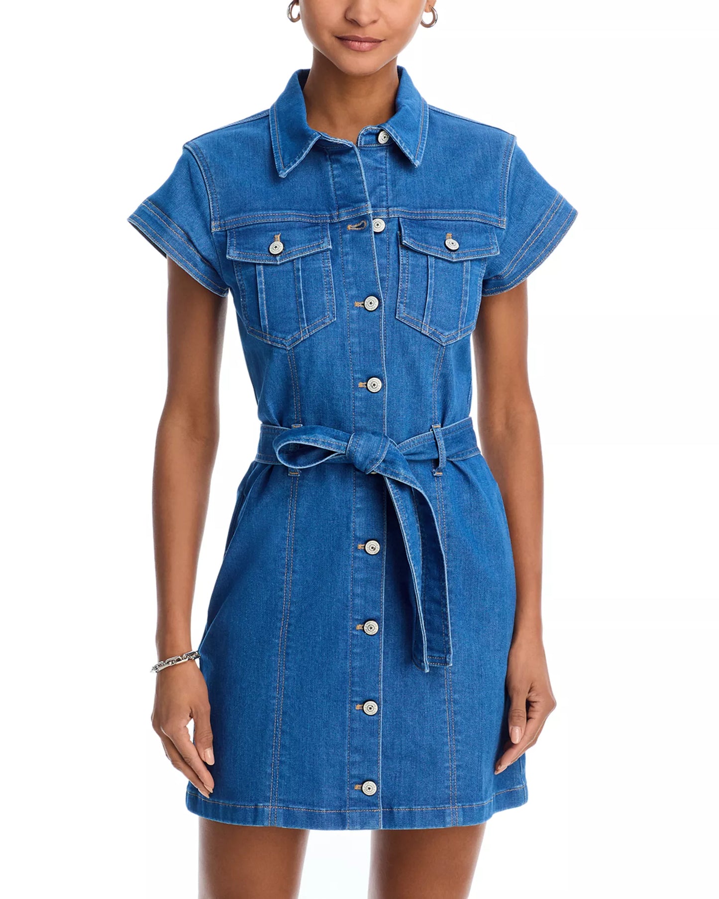 Cinq a Sept Tia Denim Mini Dress size 6