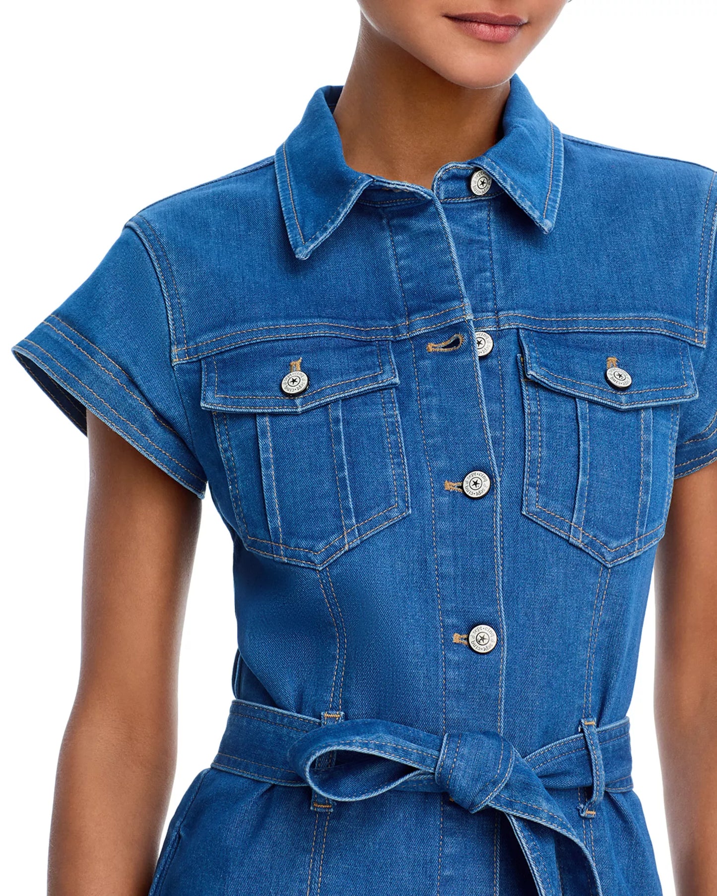 Cinq a Sept Tia Denim Mini Dress size 6