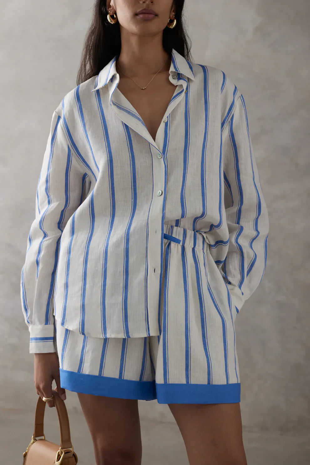 Sancia Salma Shirt in Riveria Stripe size S