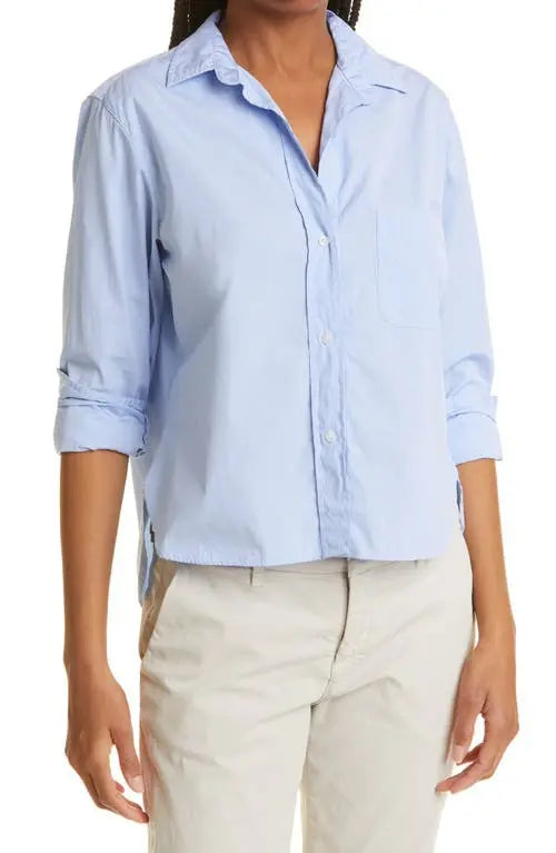 Frank and Eileen Silvio Untuckable Button-Up Shirt size XS