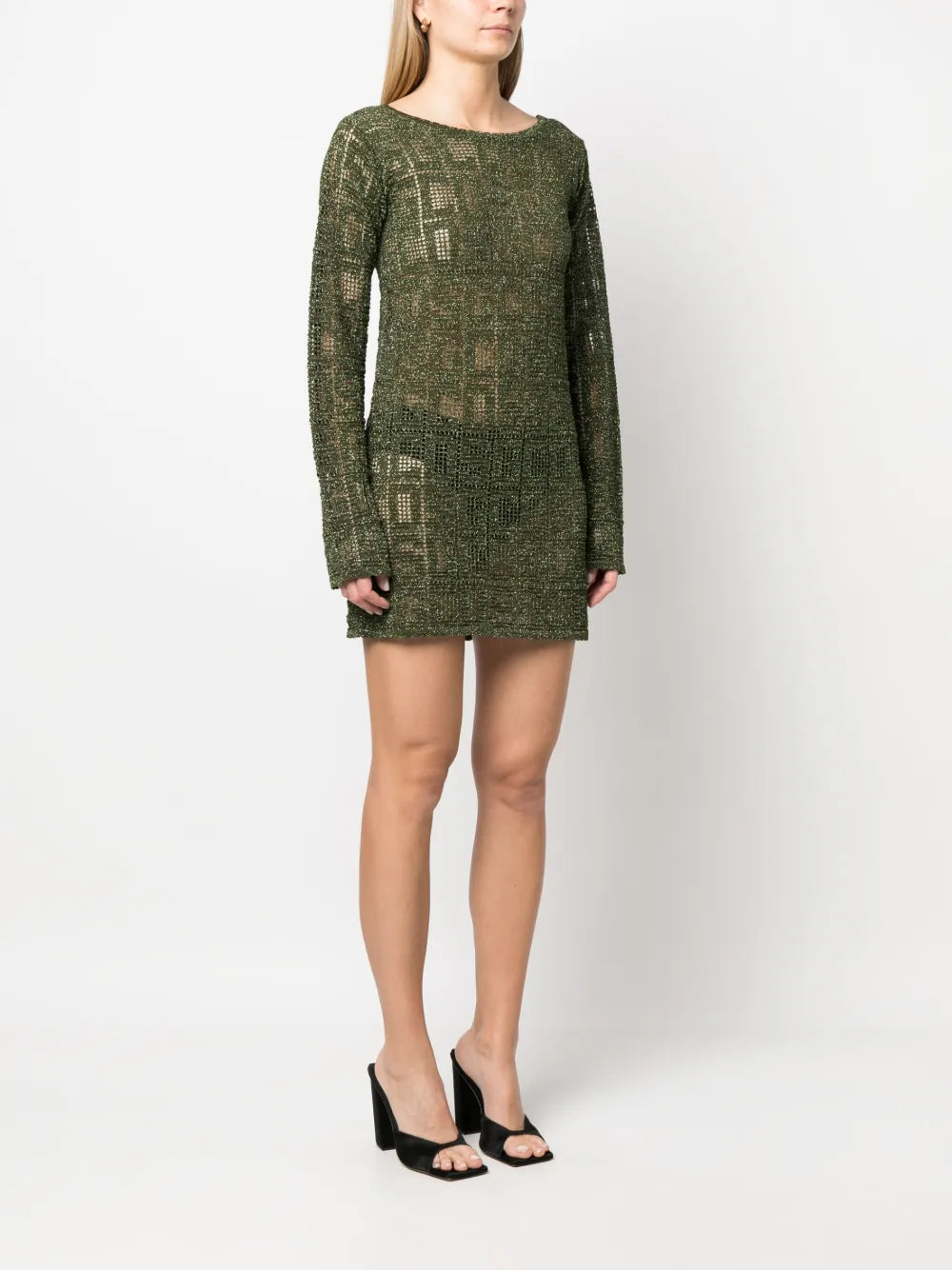 GCDS Monogram-Knit Mini Dress size S