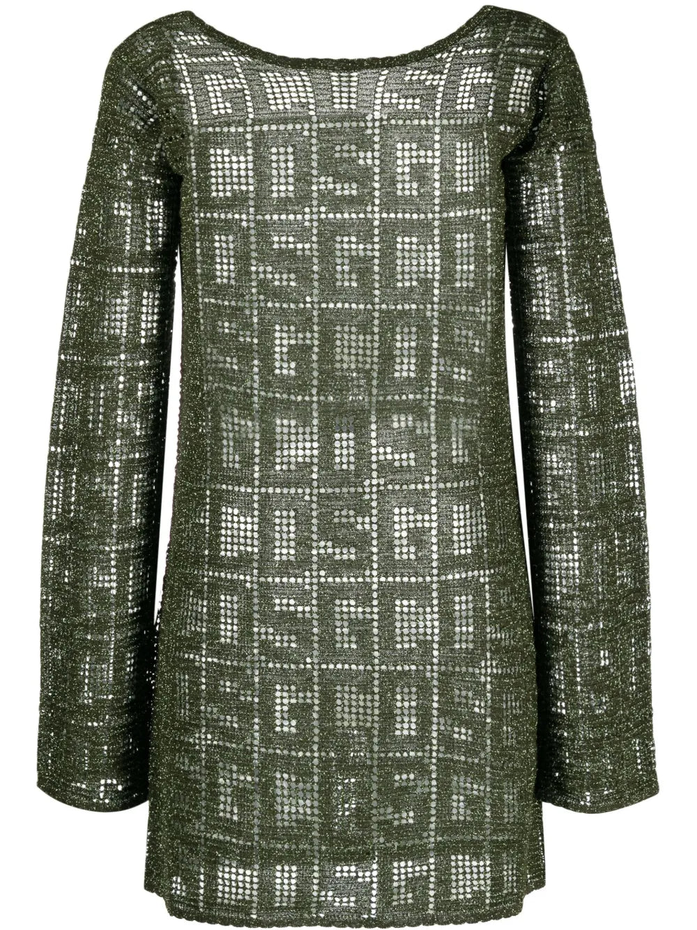 GCDS Monogram-Knit Mini Dress size S