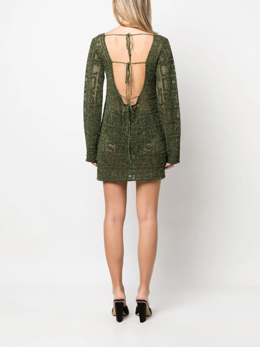 GCDS Monogram-Knit Mini Dress size S