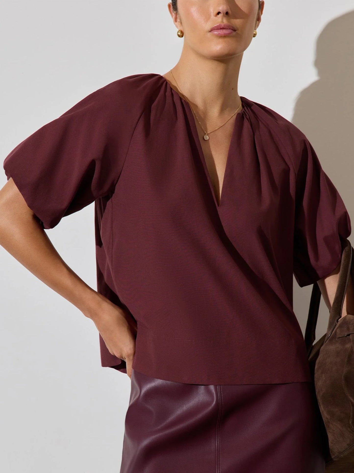 Brochu Walker The Hattie Top in Barolo size M