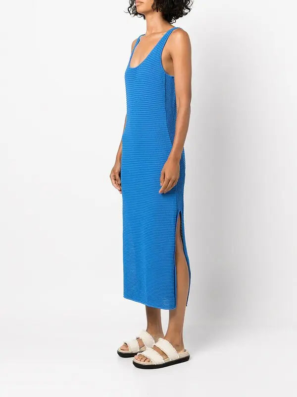 Frame Sleeveless Crochet-Knit Maxi Dress size S
