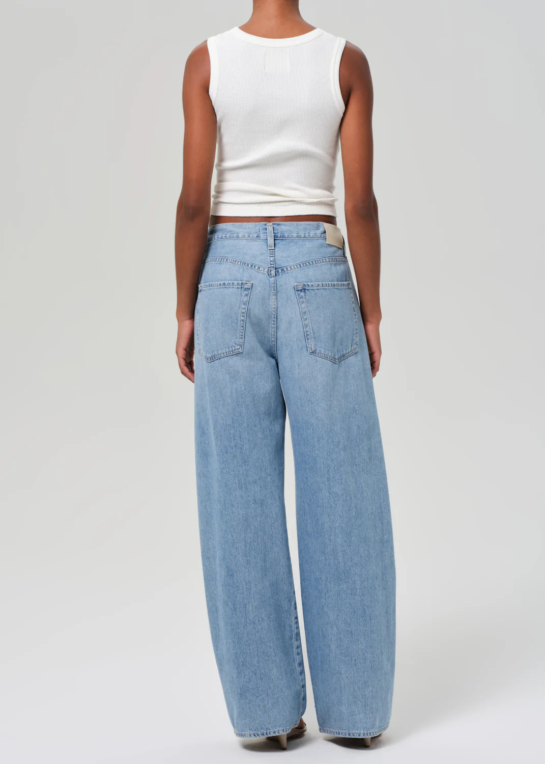 Citizens of Humanity Brynn Drawstring Trouser Jeans in Blue Lace size 29