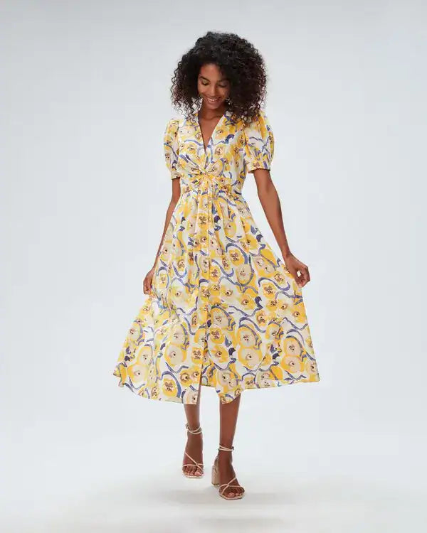 Diane von Furstenberg Heather Cotton Dress size 4