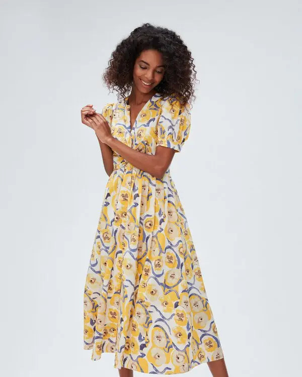 Diane von Furstenberg Heather Cotton Dress size 4