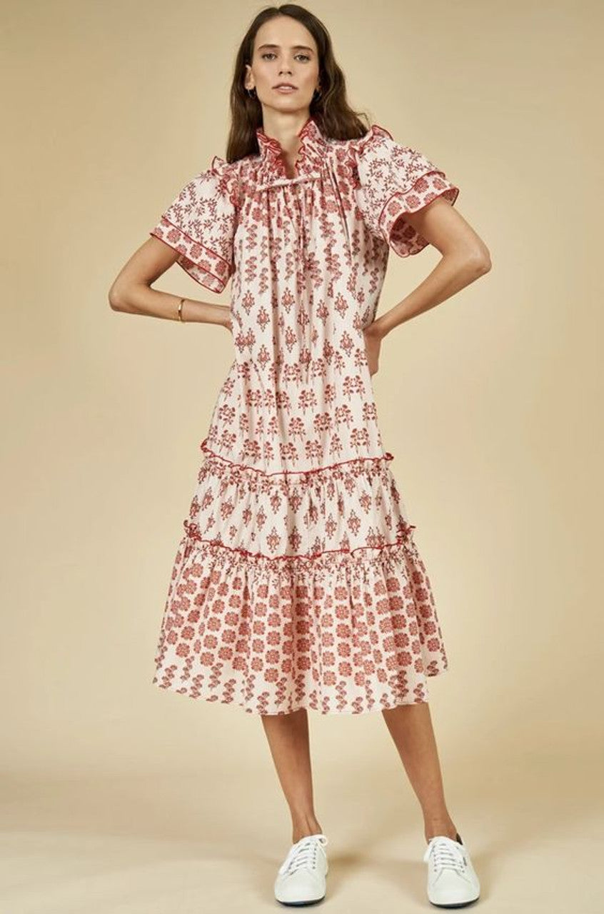 Hunter Bell Matthews Midi Dress size L