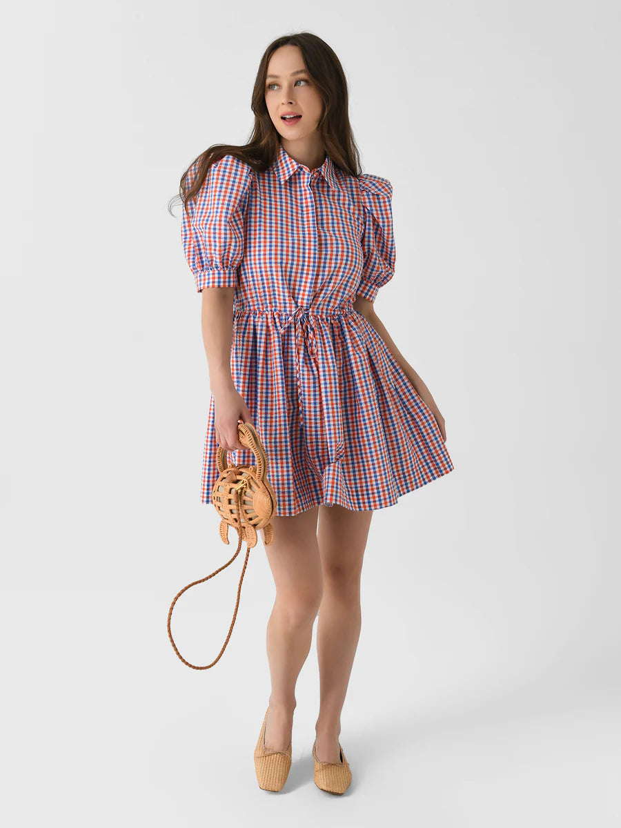 Hunter Bell McCauley Mini Puff Sleeve Dress size S