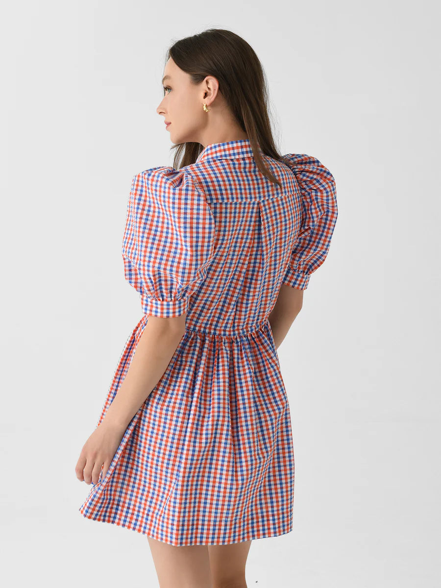 Hunter Bell McCauley Mini Puff Sleeve Dress size S
