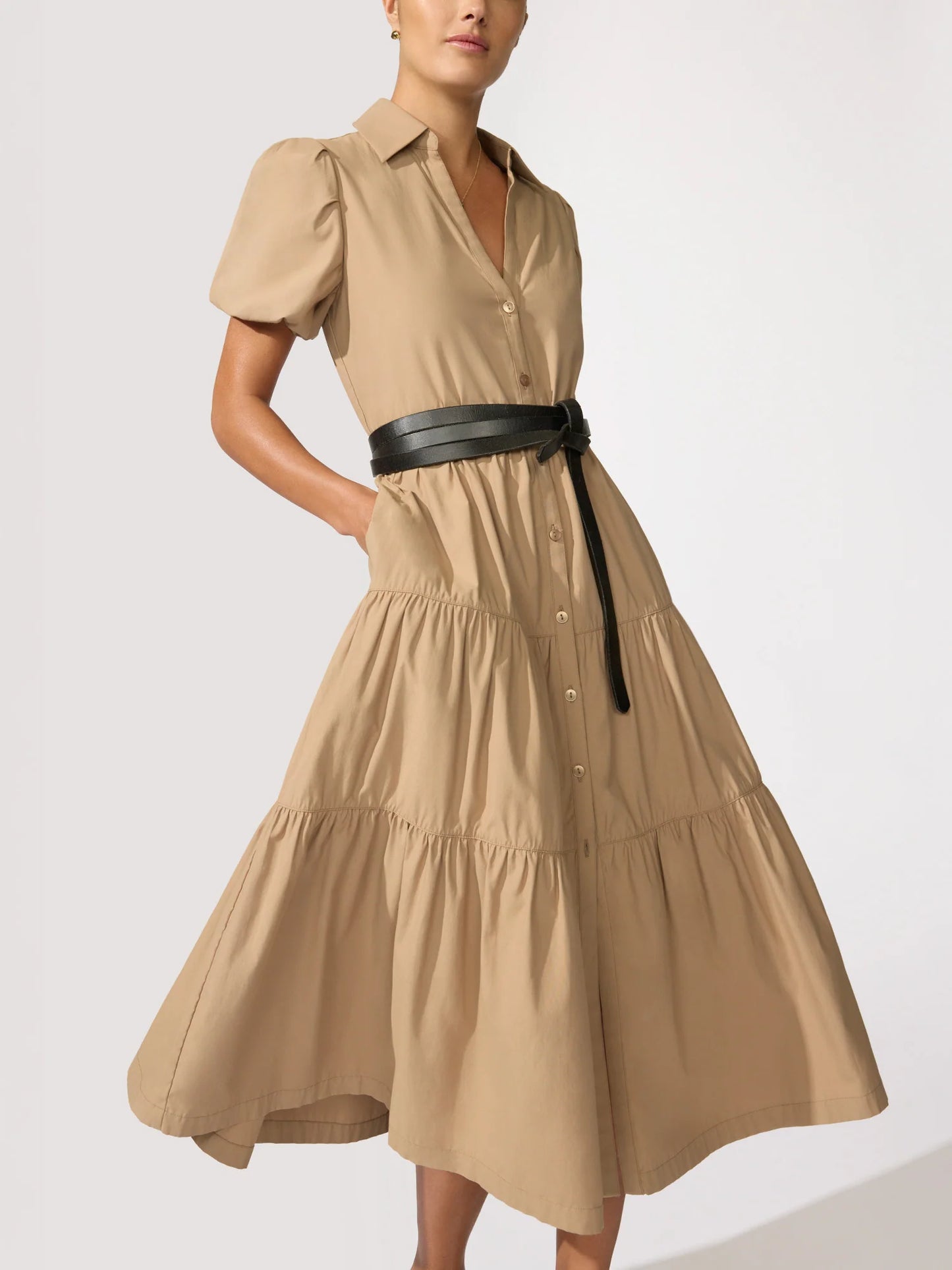 Brochu Walker Khaki Havana Dress size S