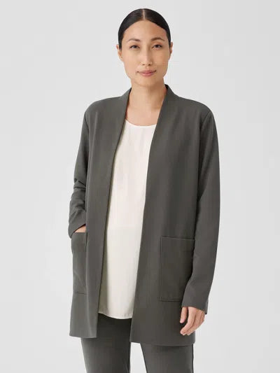 Eileen Fisher Flex Ponte High Collar Jacket size XXS
