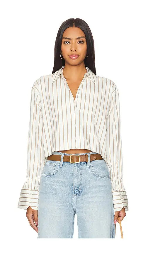 ALC Monica II Button Down Top in Ivory size 4