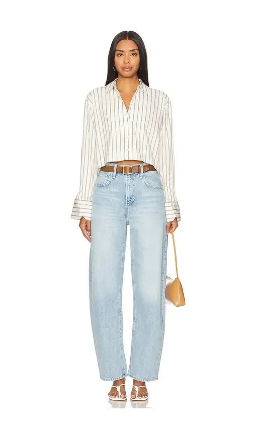 ALC Monica II Button Down Top in Ivory size 4