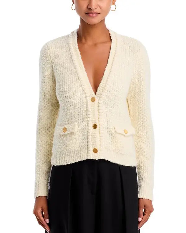 Frame Double Pocket Crop Cardigan size XS