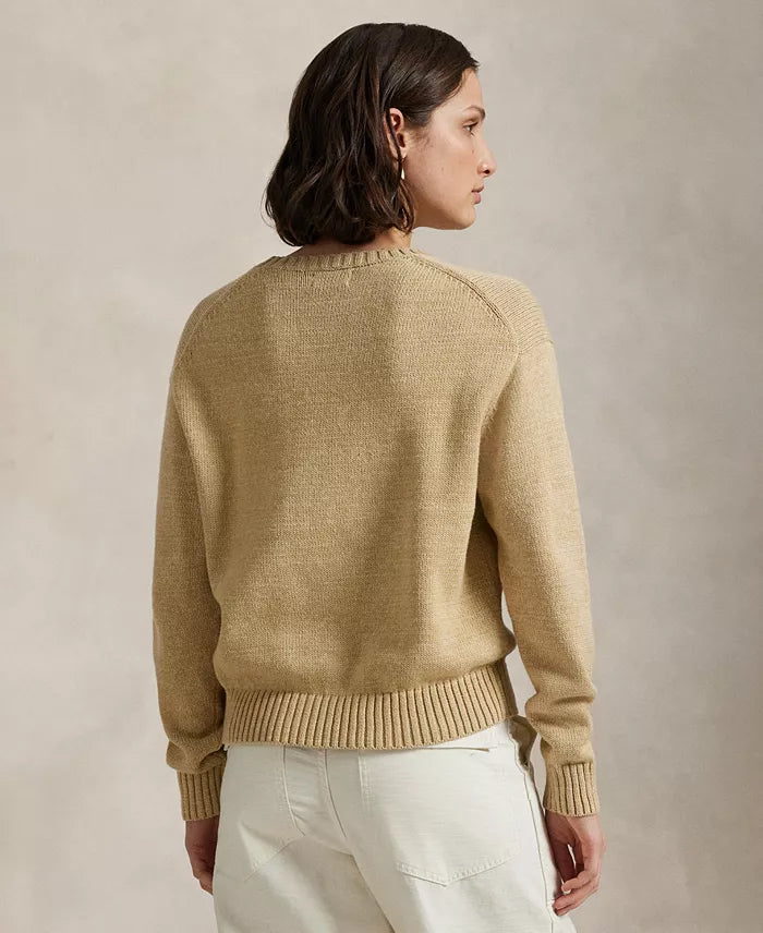 Polo Ralph Lauren Tan Bear Sweater size XS