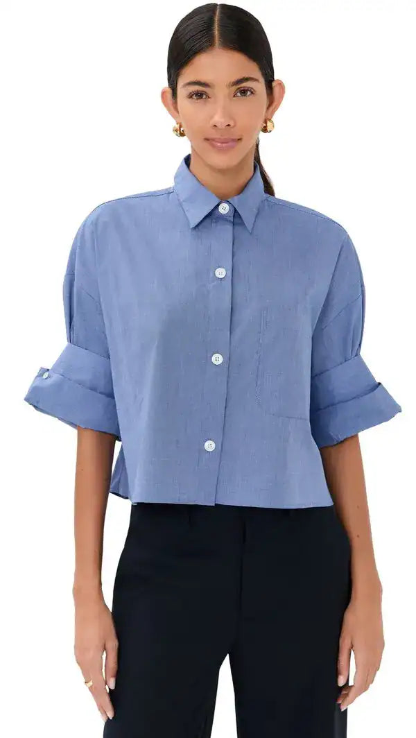 TWP Collared Button Down Shirt size M/L