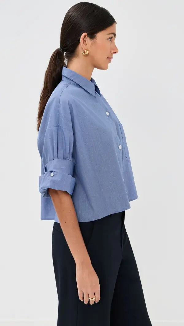 TWP Collared Button Down Shirt size M/L