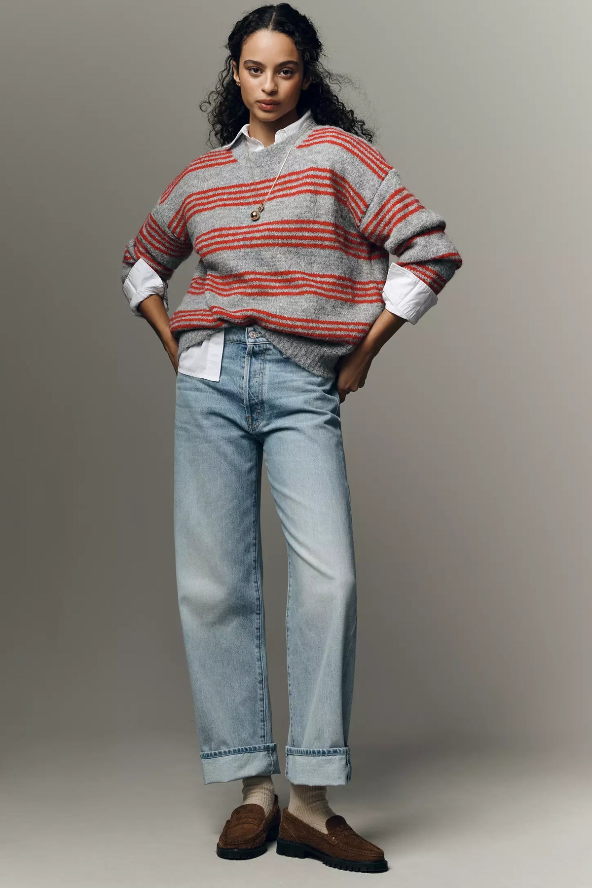 Mother The Dodge Skimp Cuff Jeans in Leap of Faith size 28