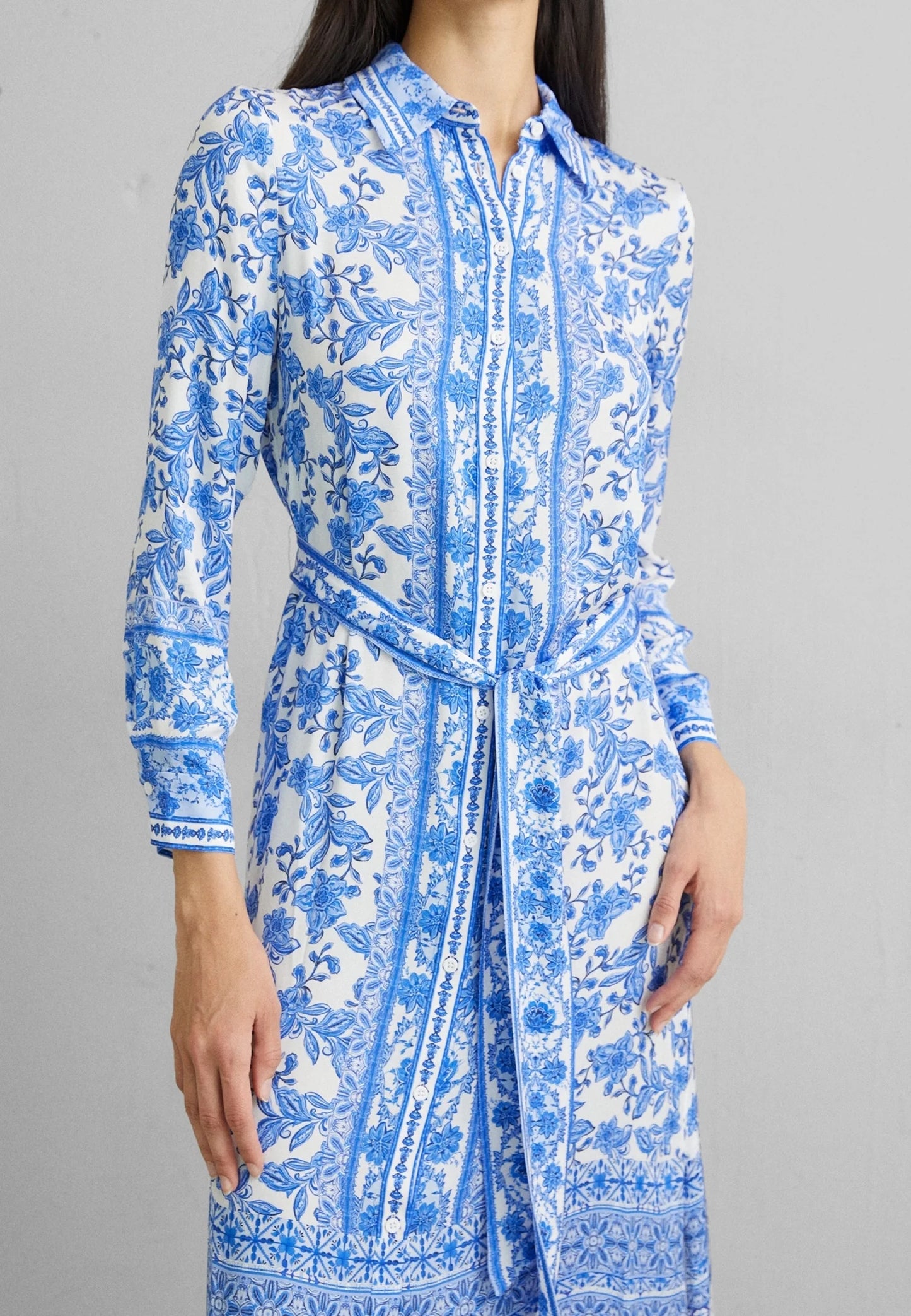 Alice and Olivia Chassidy Maxi Shirtdress size S
