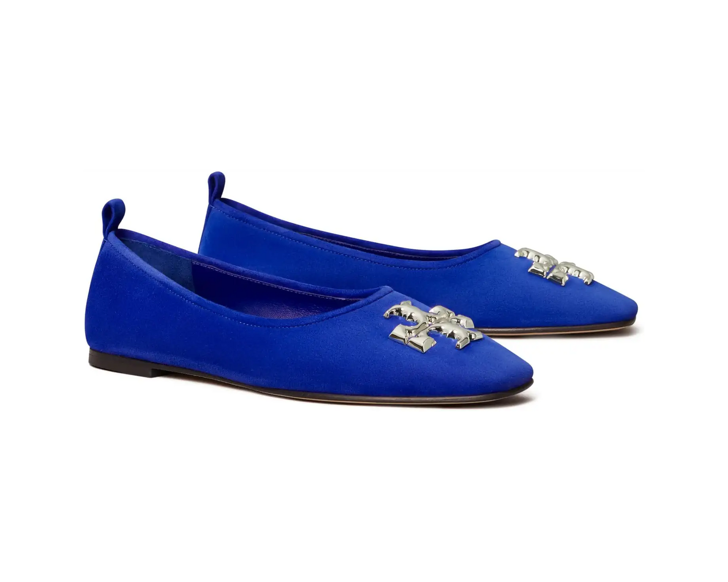 Tory Burch Eleanor Ballet Flat in Cobalt Suede size 6.5