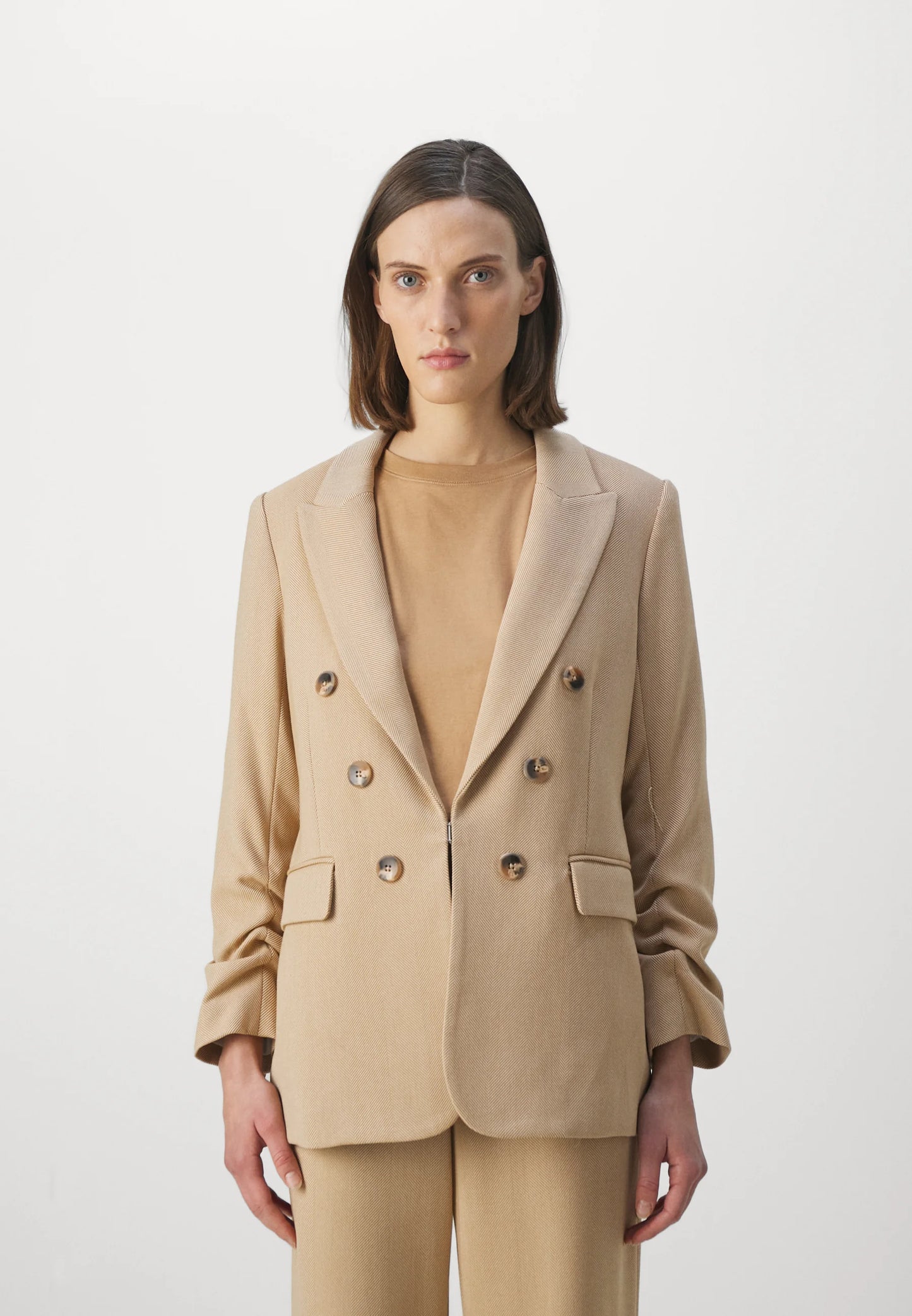 Veronica Beard Beacon Dickey Jacket in Camel size 10