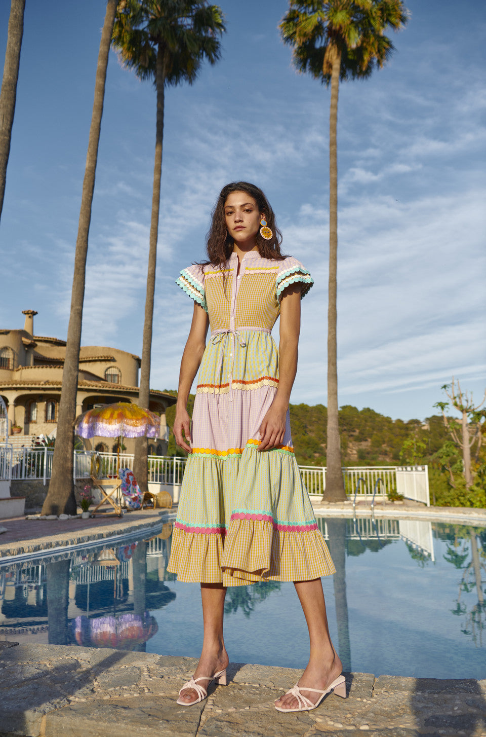 Celia B Ymir Midi Dress size S