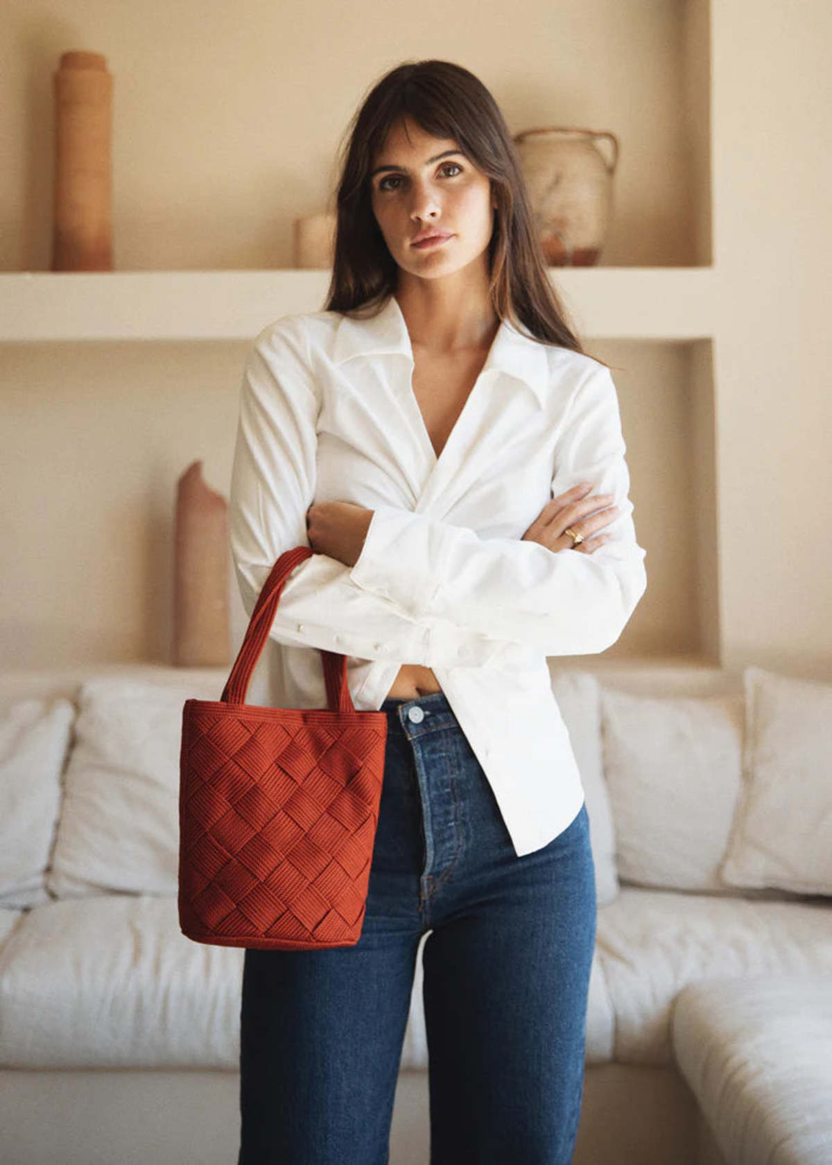 Bembien Chestnut Bonita Bucket Bag