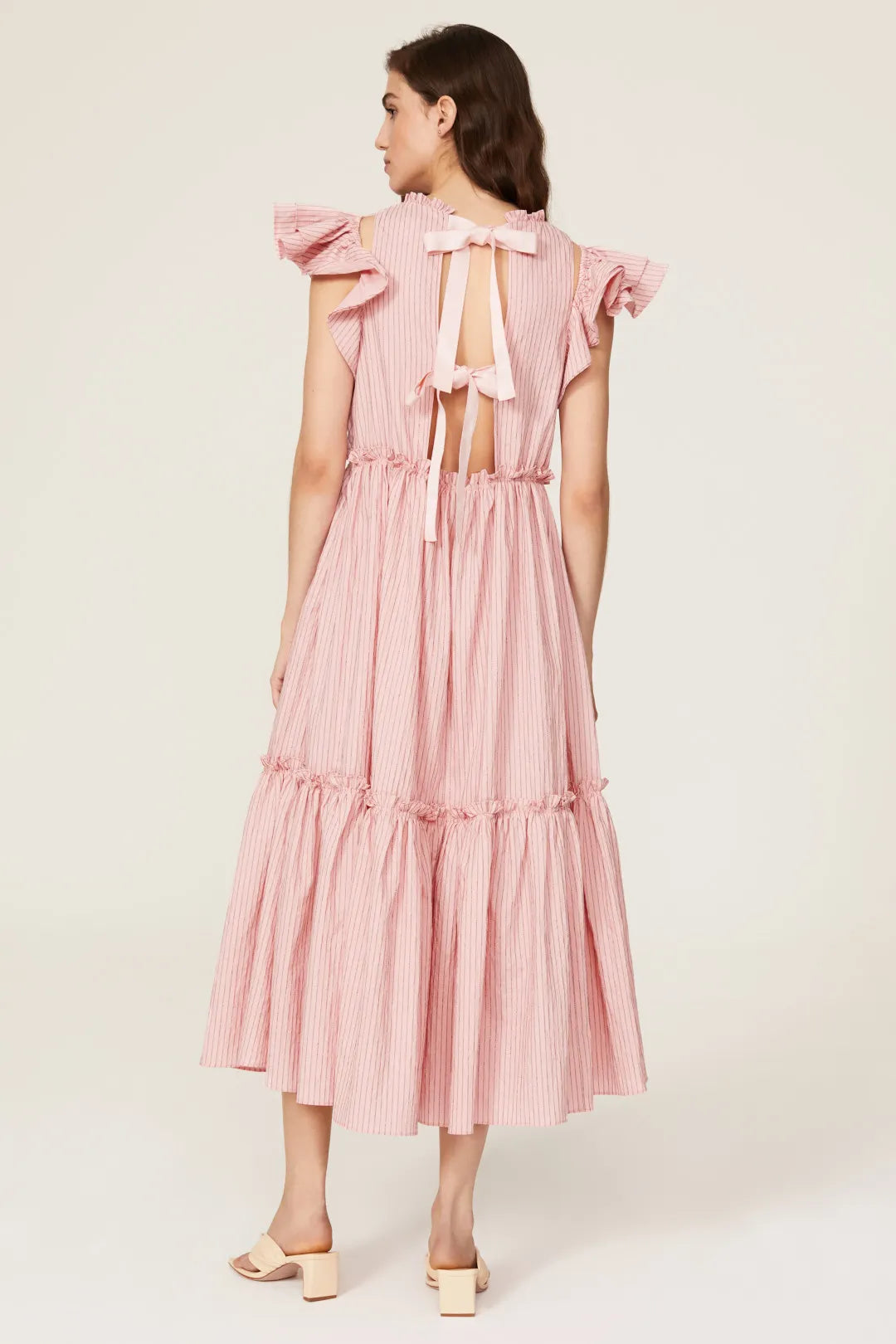 Cinq a Sept Sofia Stripe Midi Dress size 4