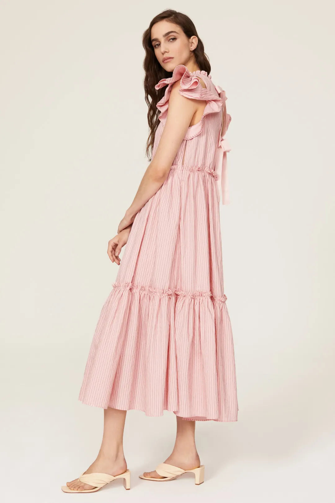Cinq a Sept Sofia Stripe Midi Dress size 4