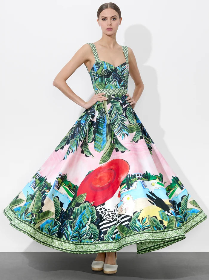 Alice and Olivia Fit and Flare Dress size 4