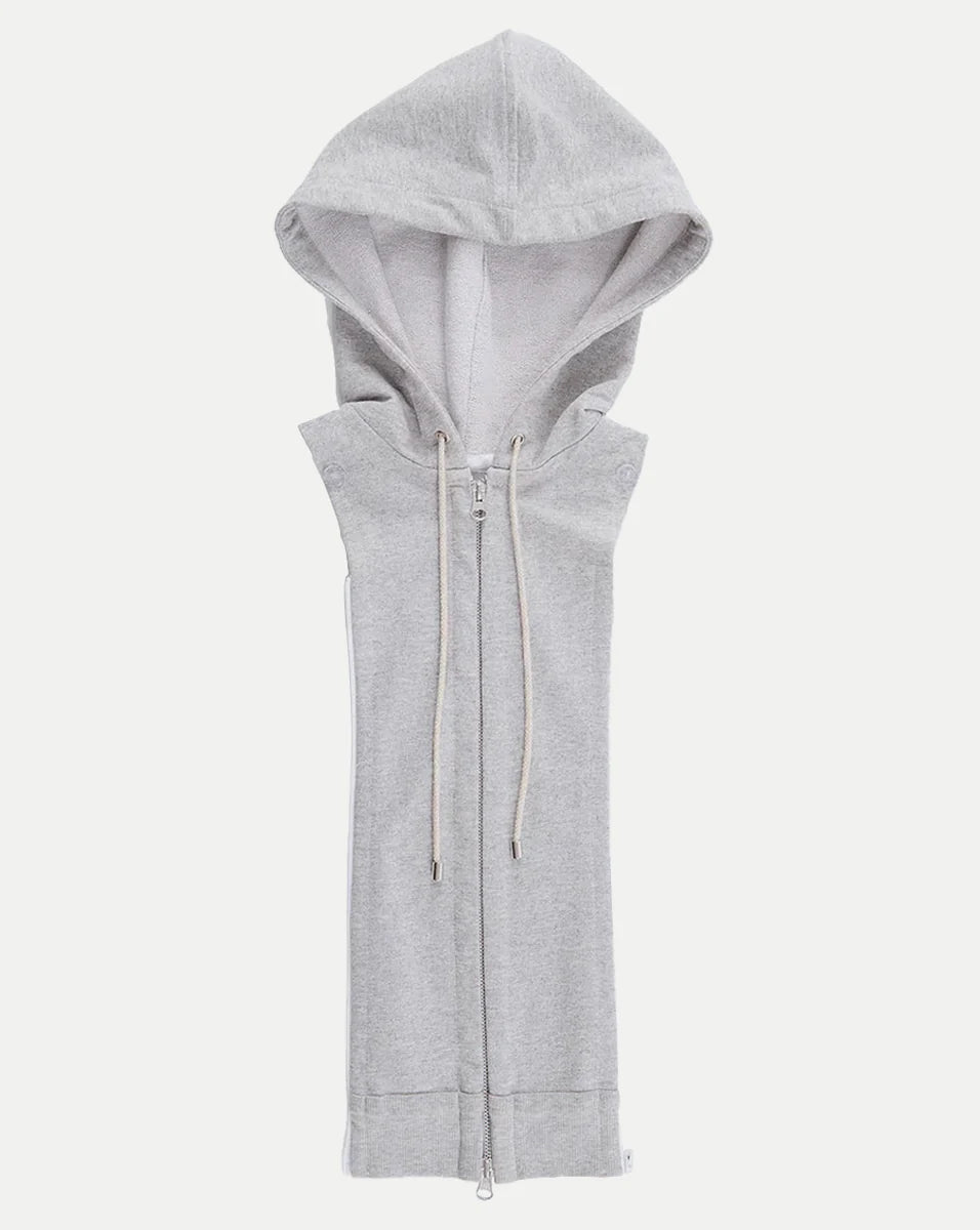 Veronica Beard Heather Grey Drawstring Dickey size OS