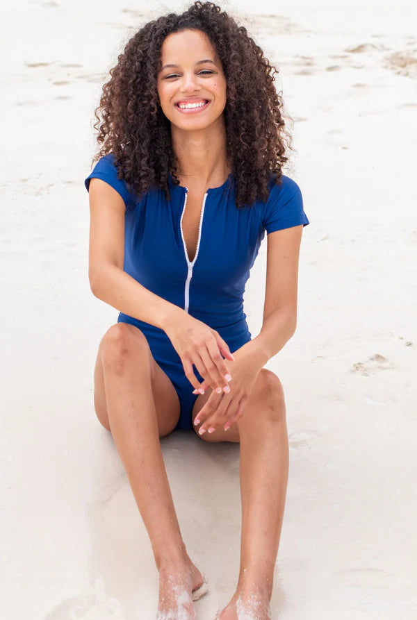 Cover Short-Sleeved Swimsuit size S
