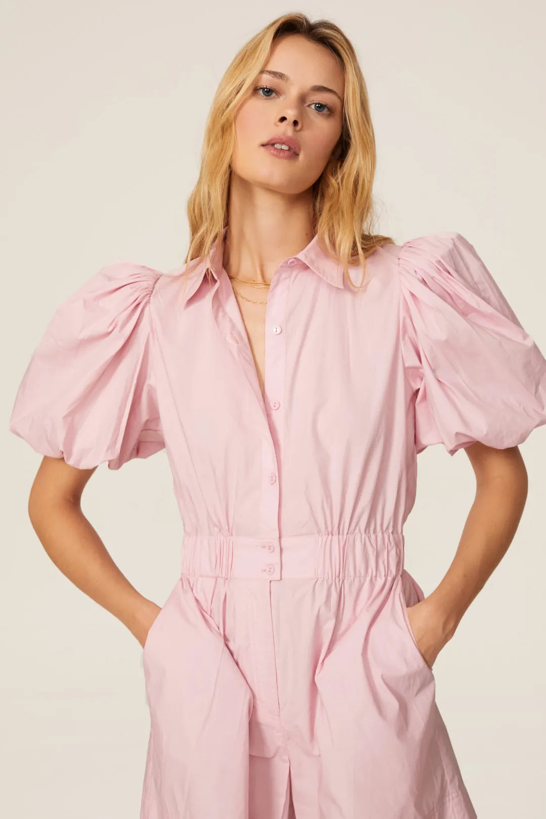 Hunter Bell Pia Puff Sleeve Romper size 2