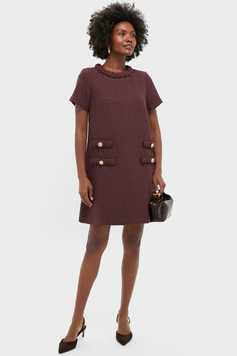 Tuckernuck Jacke Dress in Winetasting size XS