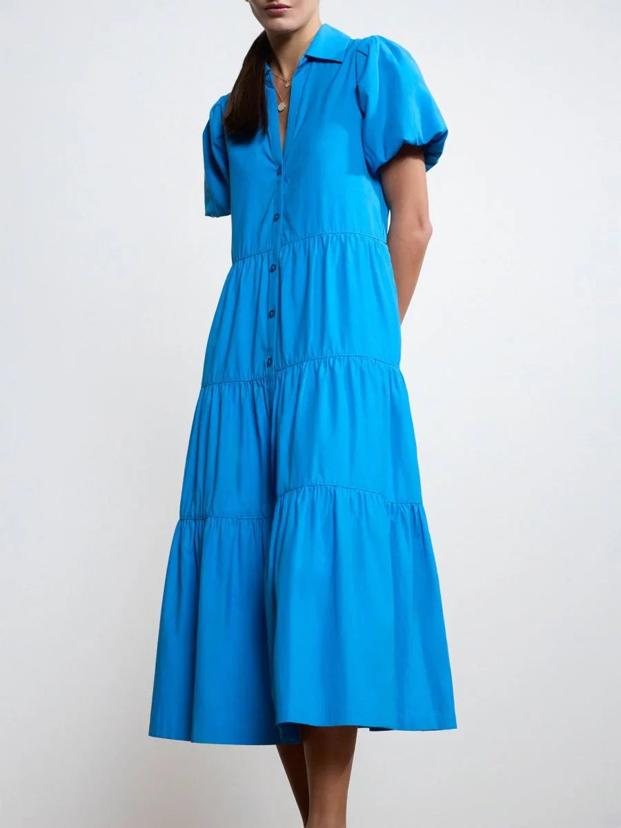 Brochu Walker The Havana Dress in Azure Blue size XS