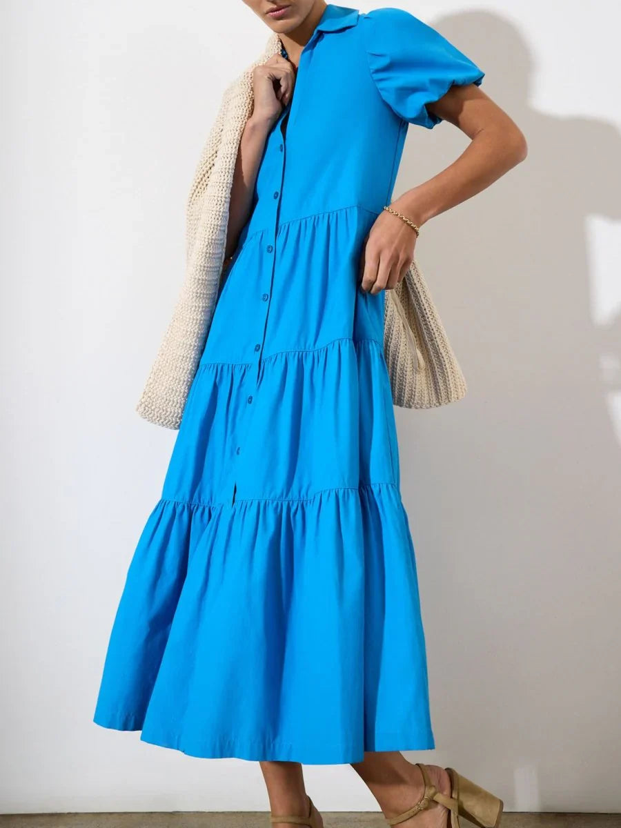 Brochu Walker The Havana Dress in Azure Blue size XS