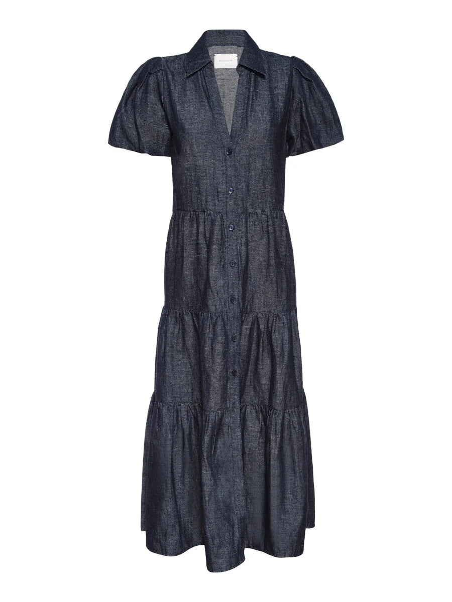 Brochu Walker The Havana Indigo Denim Dress size XS