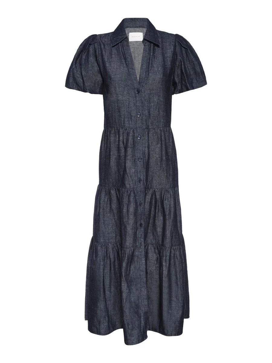 Brochu Walker The Havana Indigo Denim Dress size XS