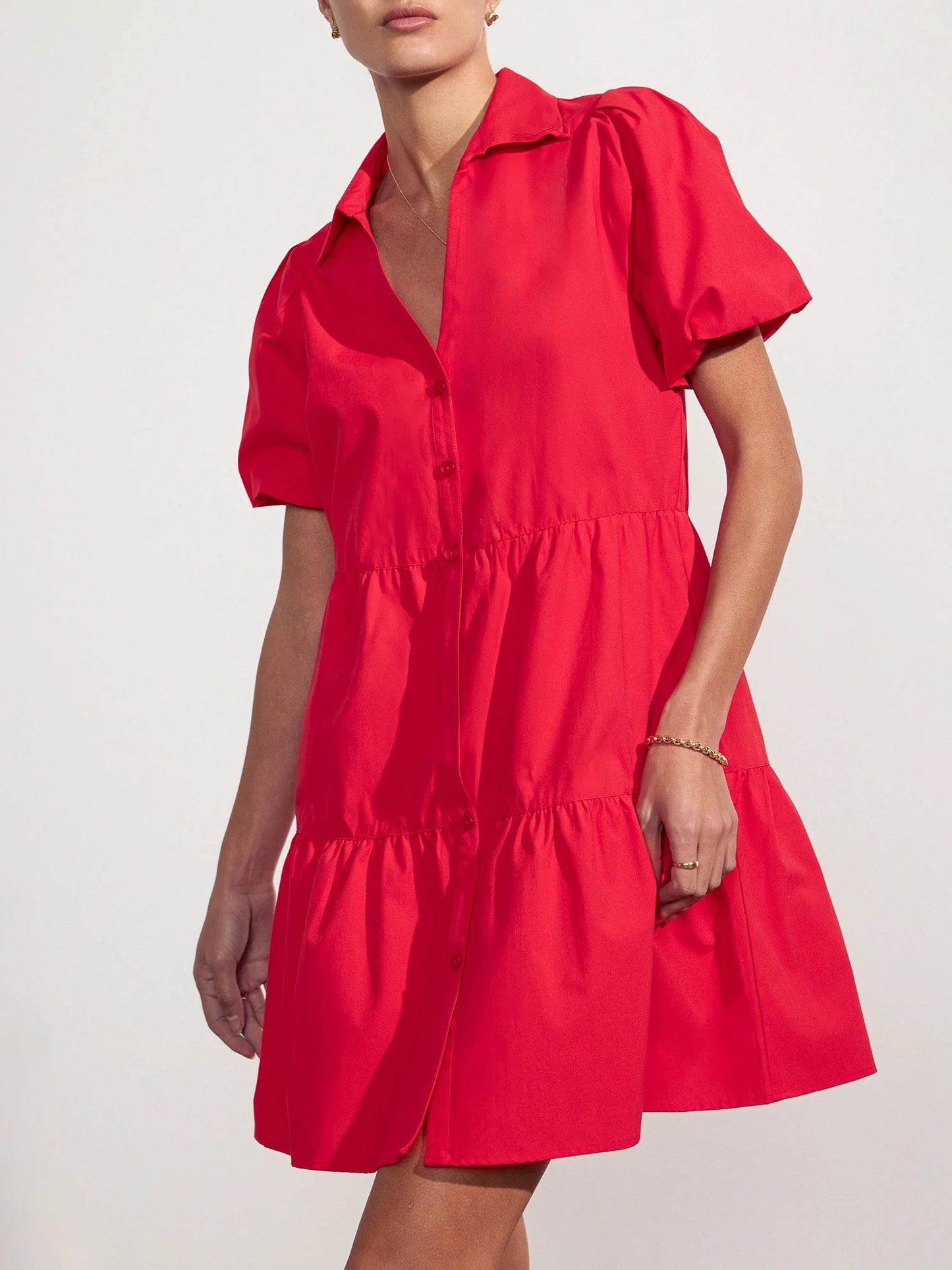Brochu Walker Mini Havana Dress Carmine Red size XS