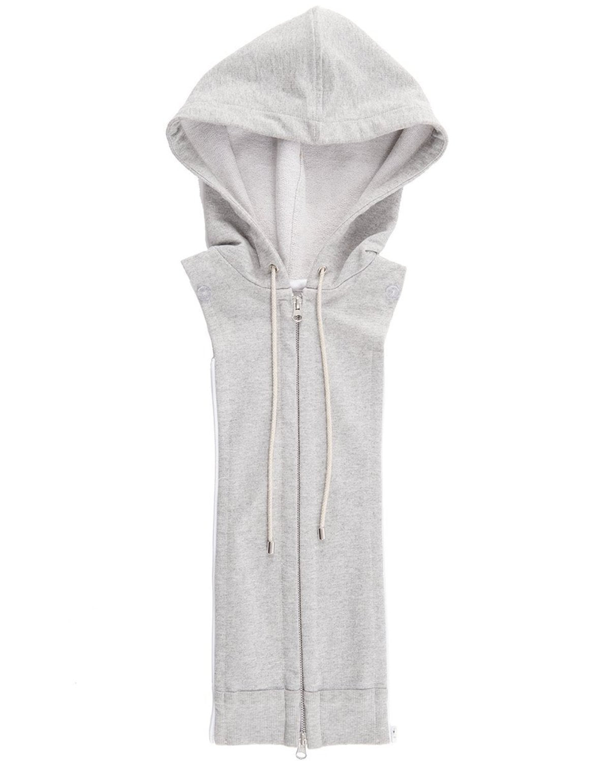 Veronica Beard Heather Grey Drawstring Dickey size 16-24