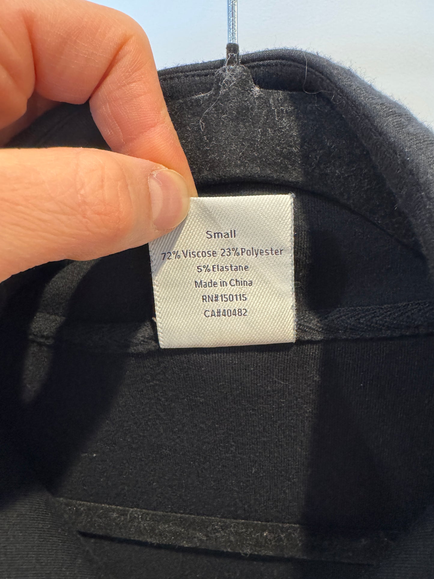 Varley Ashbury Front-zip Sweat Jacket In Black size S