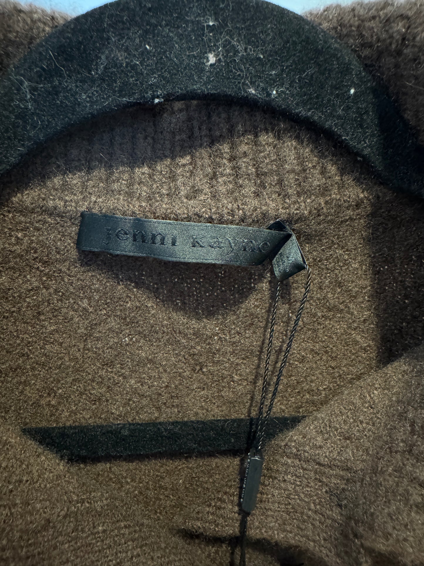 Jenni Kayne Cashmere Stevie Polo in Chocolate size M